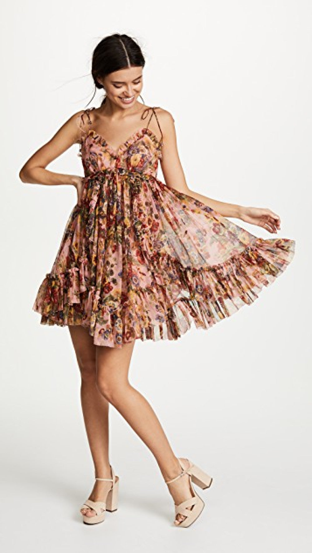 Lovelorn Frill Mini Dress – Miss Fits ...